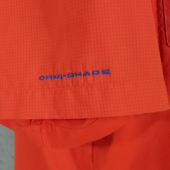 Columbia PFG Florida Gators Omni shade shirt men's medium orange Outdoor fishing - Picture 6 of 13